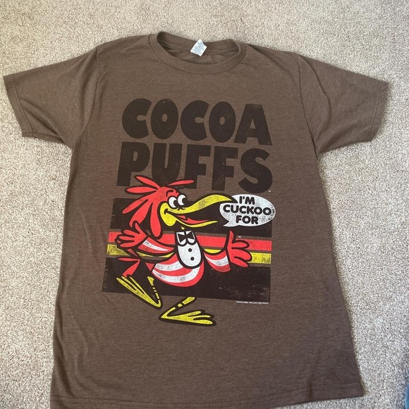 Other - Cocoa Puffs "I'm Cuckoo For"  brown T-shirt in size small